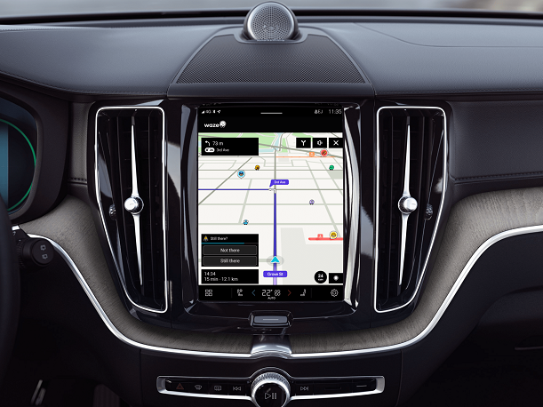Застосунок Waze інтегрували в автомобілі Volvo 